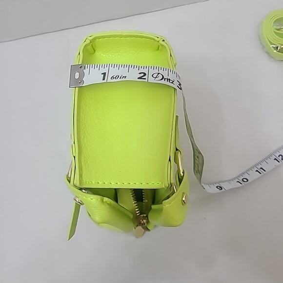 Women Hand Bag Mini Key Lime Green Shoulder Bag Crossbody Bag W Strap - Picture 10 of 10